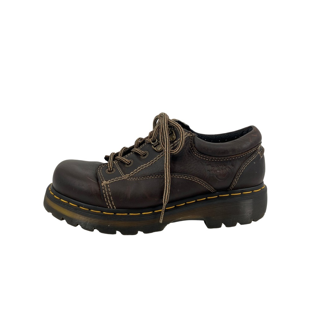 Dr. Martens 11020 Platform Shoes Mens 9 Womens 10 Brown Leather Lug Sole
